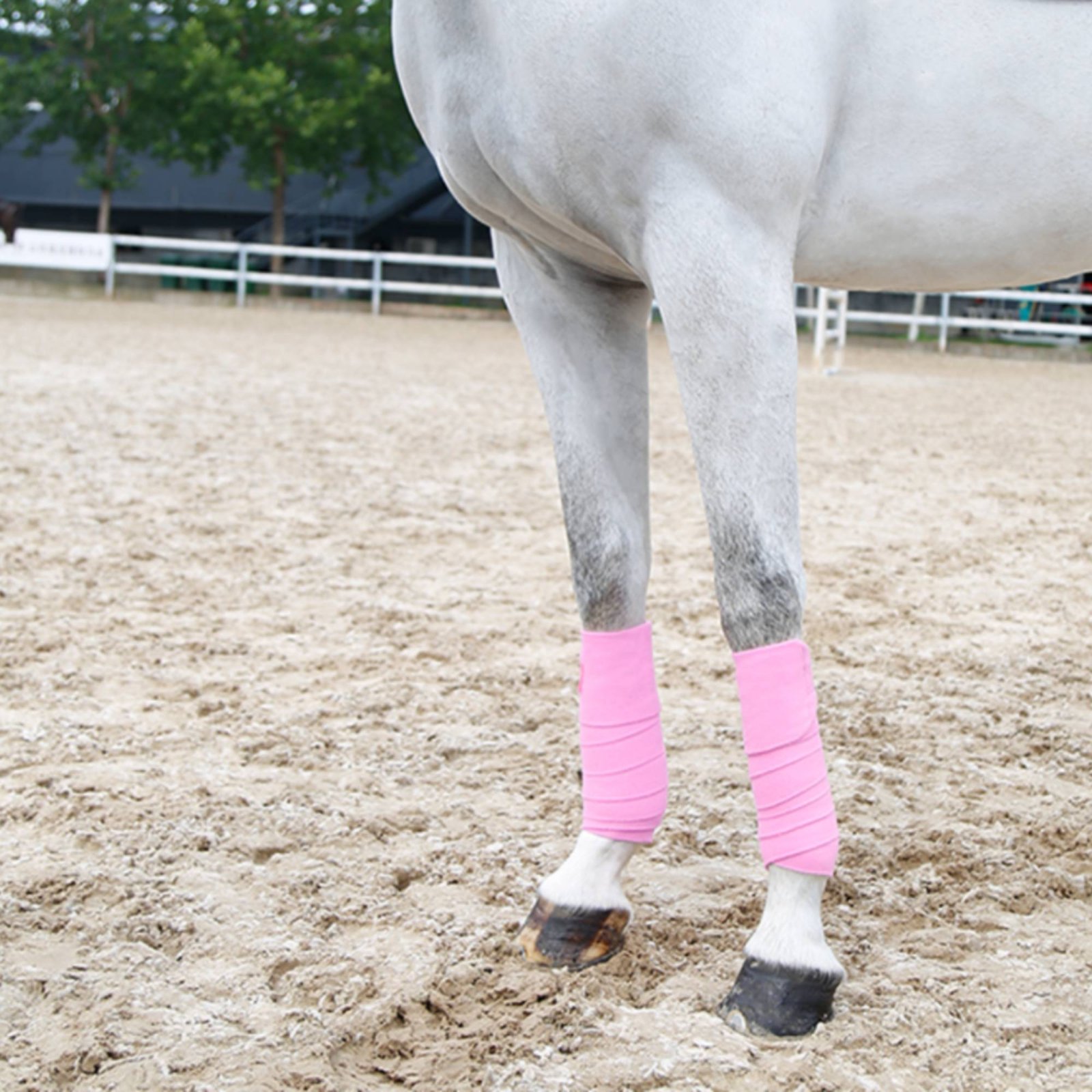 Polo Wraps Fleece - 4 قطع من لفافات الخيل الطويلة