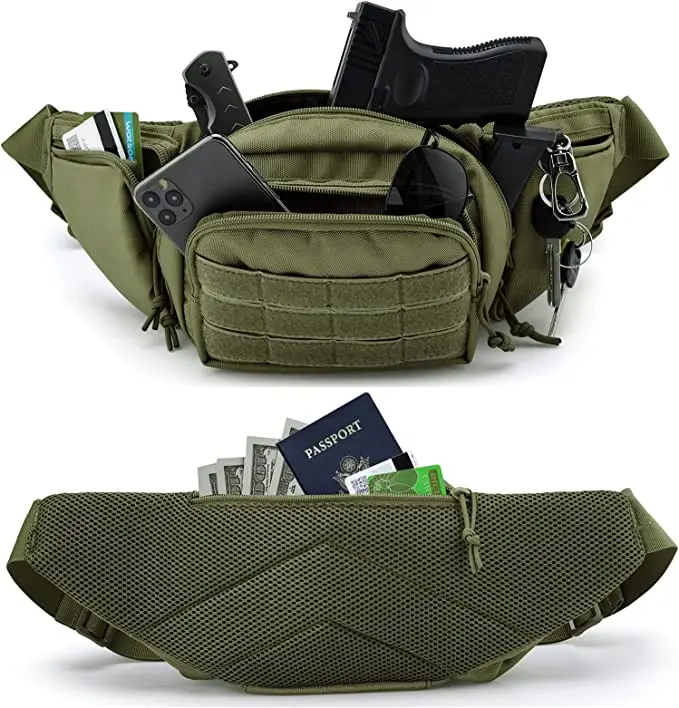حقيبة خصر للصيد للرجال، حقيبة  - مراجعة Outdoor Sport Bag وسعره