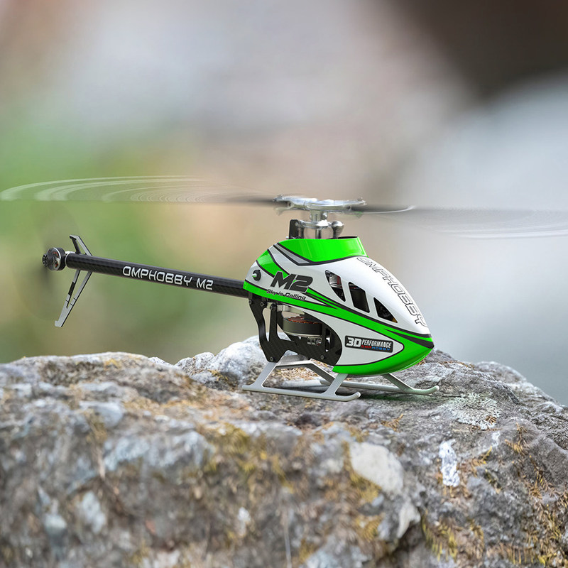 طائرة هليكوبتر OMPHOBBY M2 V3  - مراجعة Outdoor Sport Hobbies وسعره