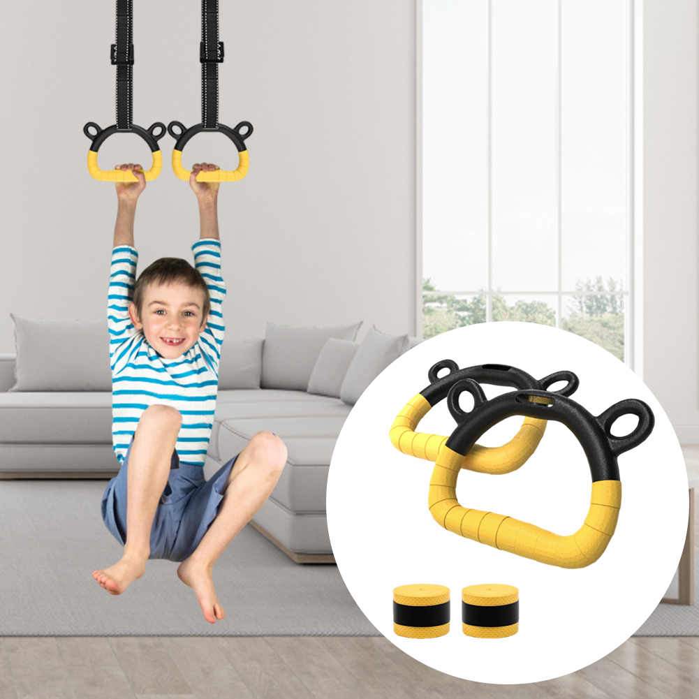 حلقات تمارين رياضية مع أحزمة ق - مراجعة Gymnastic Bar Home وسعره