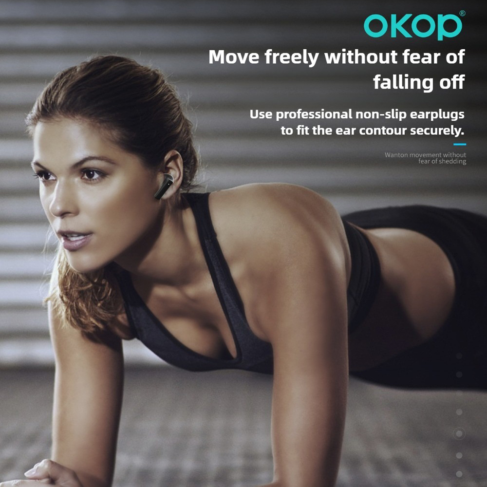سماعة OKOP AI، سماعة بلوتوث لا - مراجعة Outdoor Sport Activity وسعره