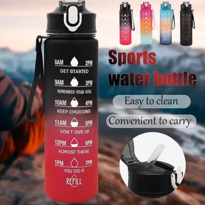 زجاجة مياه رياضية سعة 750 مل م - مراجعة Outdoor Sports Adventure وسعره