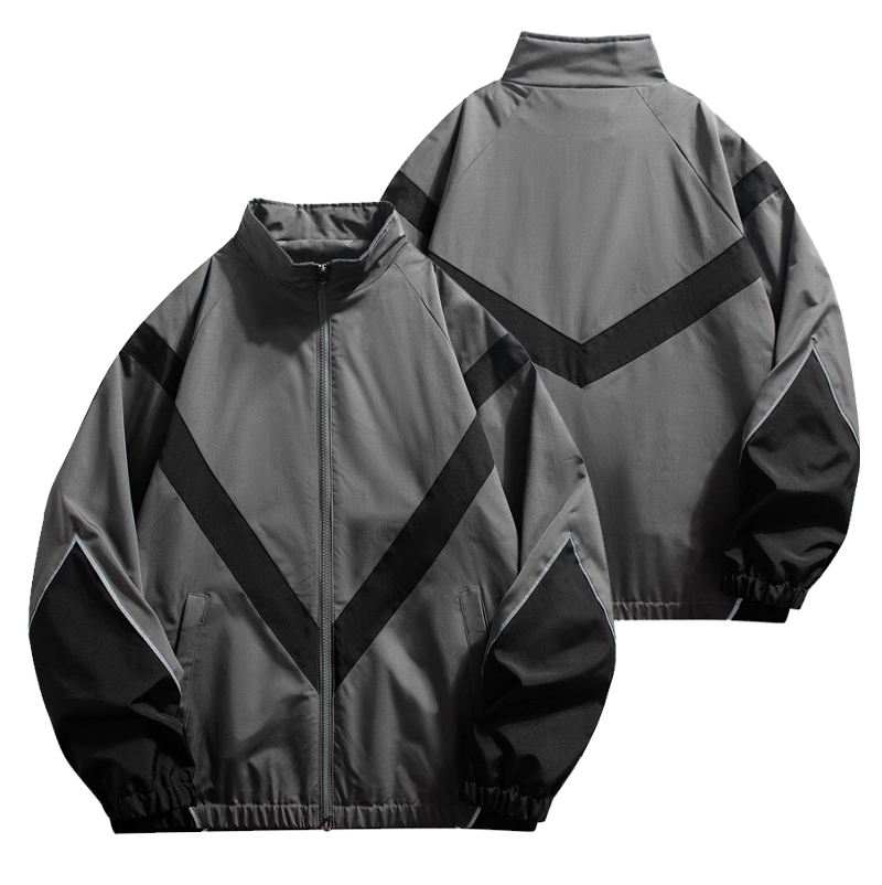 جاكيت سباق رجالي بسحاب وياقة ق - مراجعة Outdoor Sport Logo وسعره
