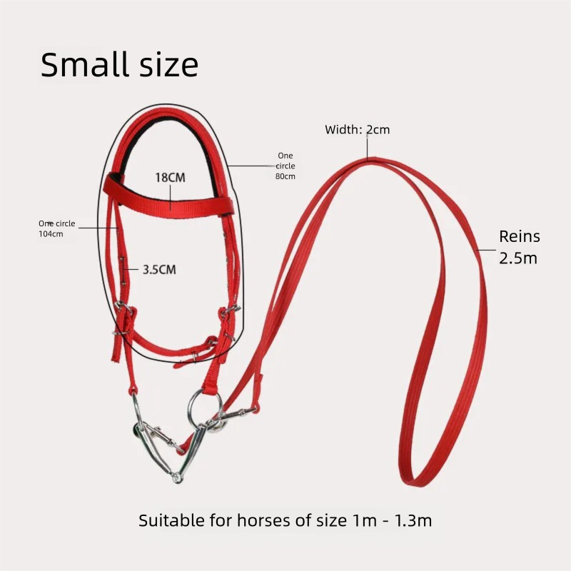 طقم لجام للحصان مع حبل قيادة ق - مراجعة Headcollar Rope Set وسعره