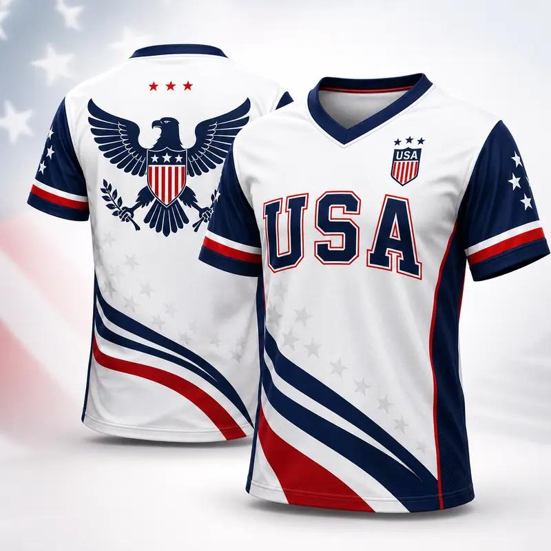 قميص تدريب رجالي بتصميم نسر ال - مراجعة Outdoor Sport Usa وسعره