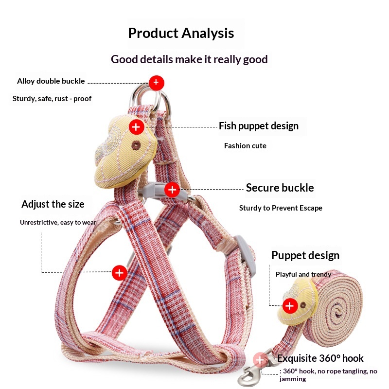 طقم طوق وحزام للكلاب الصغيرة ب - مراجعة Headcollar Rope Set وسعره