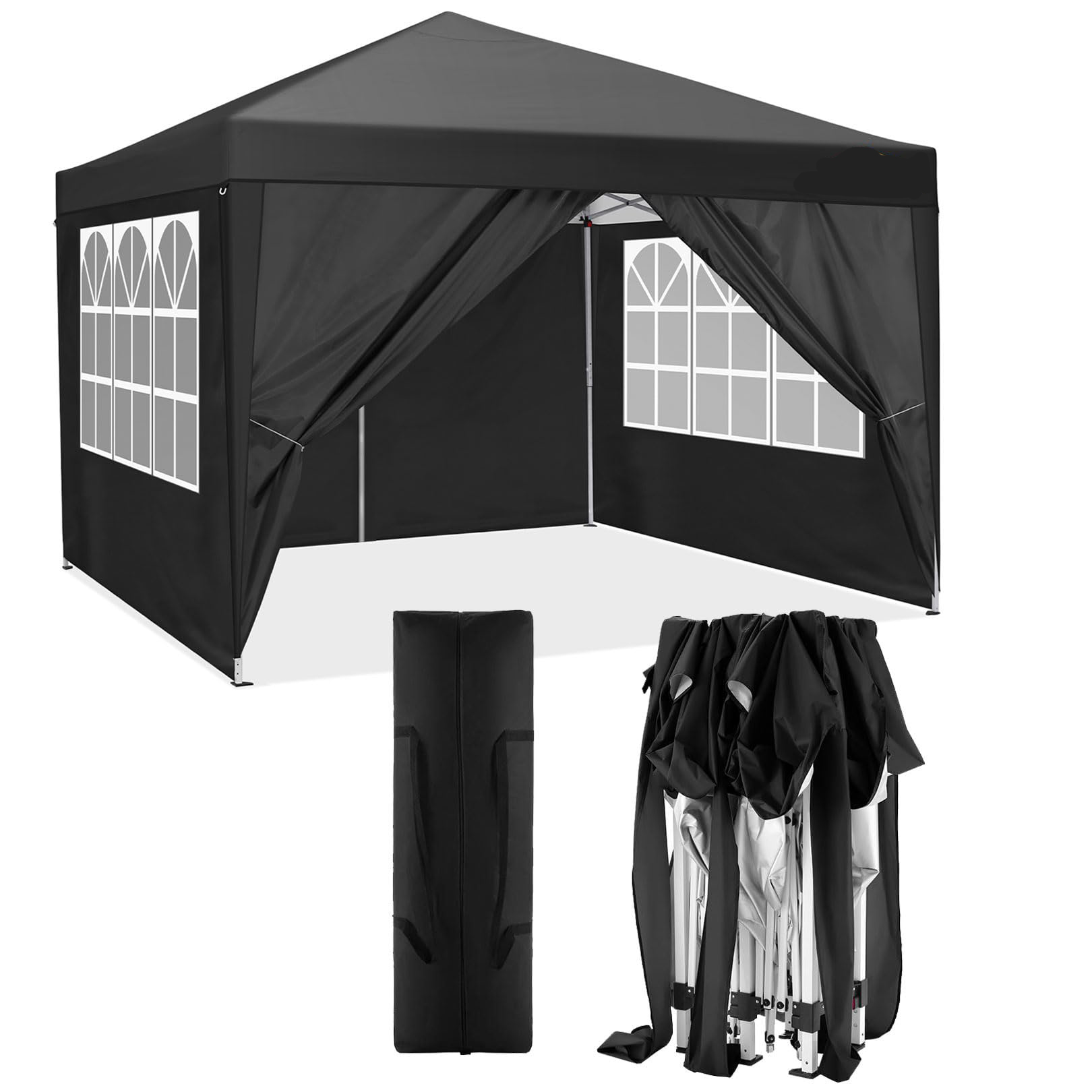 خيمة قابلة للطي 10×10 قدم، جاز - مراجعة Outdoor Sports Center وسعره