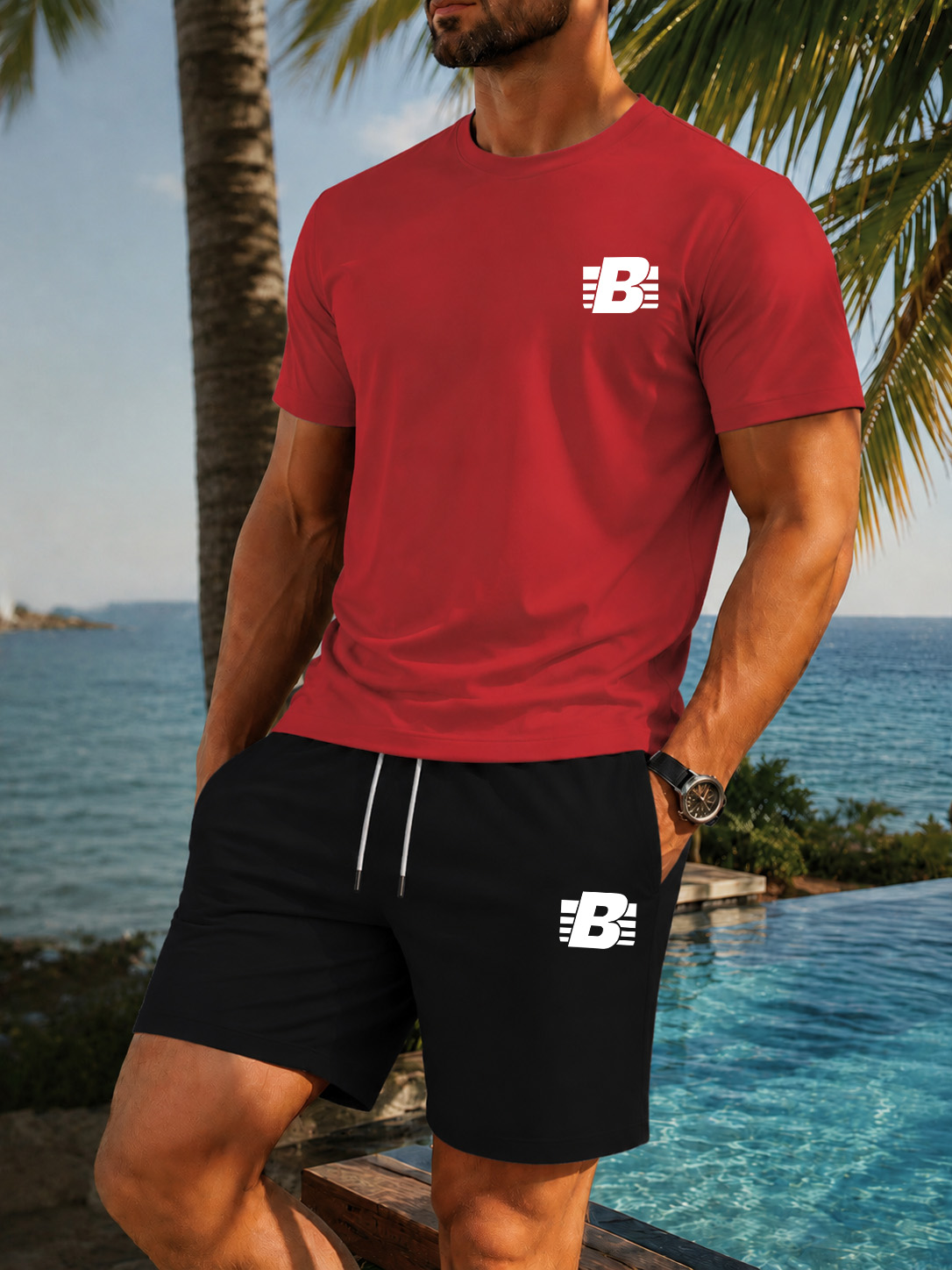 طقم رياضي رجالي من قطعتين، ملا - مراجعة Outdoor Sports Leisure وسعره