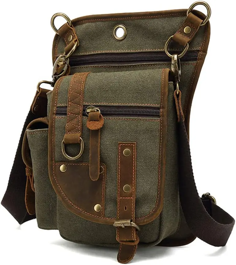 حقيبة ساق متدلية من القماش للر - مراجعة Outdoor Sport Bag وسعره